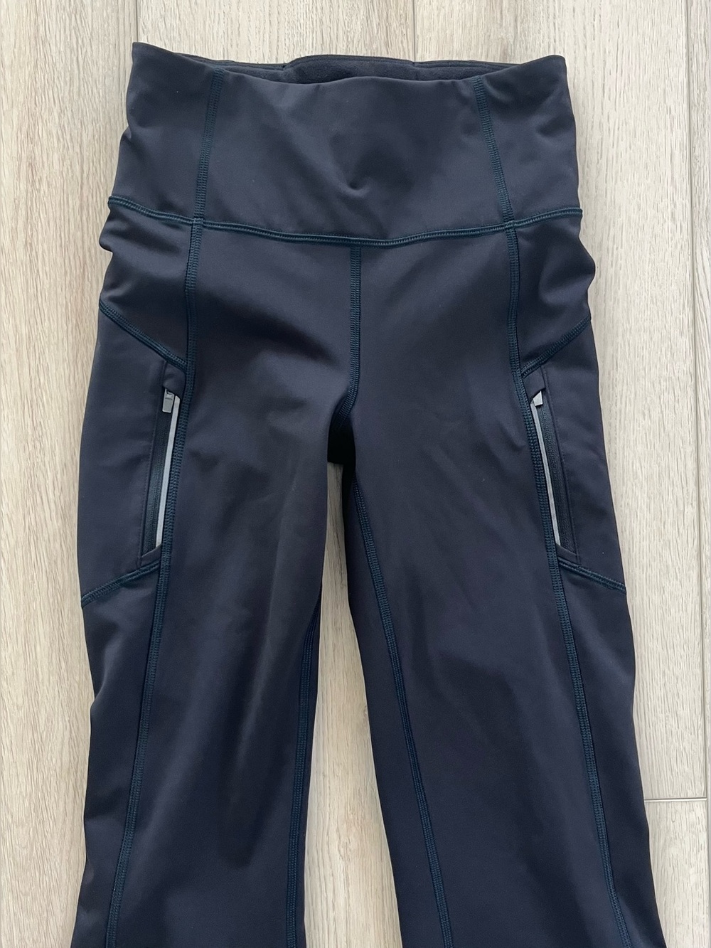 Athleta Rainier High Rise Wide Leg Bootcut Pant Legging Size XS Black - Picture 4 of 15